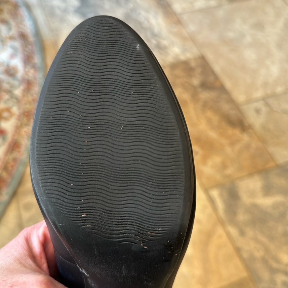 Clarks Collection Black Platform Heels Pumps - image 3